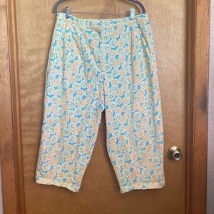 Talbots Lemon/Lime ankle pants.